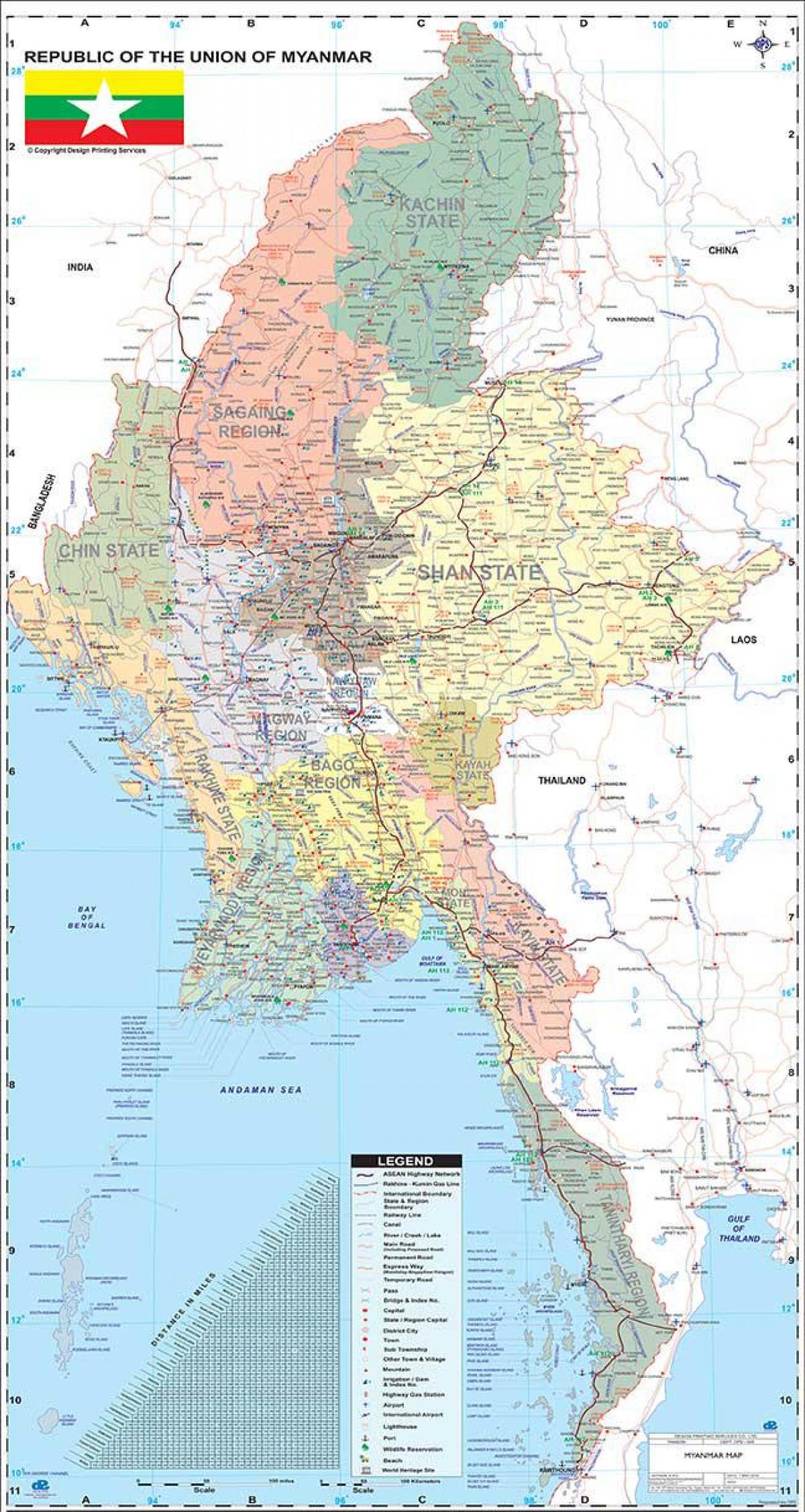 Mianmar térkép apk
